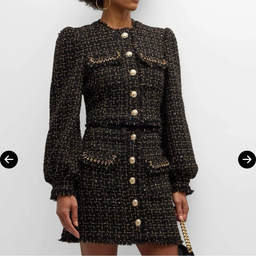 Cinq a Sept Bess Cropped Tweed Jacket